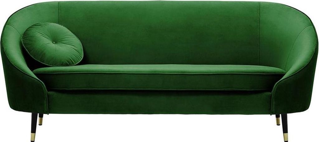 Dreisitzer-Sofa Kooper-Velluto 10-Standard piping-brass