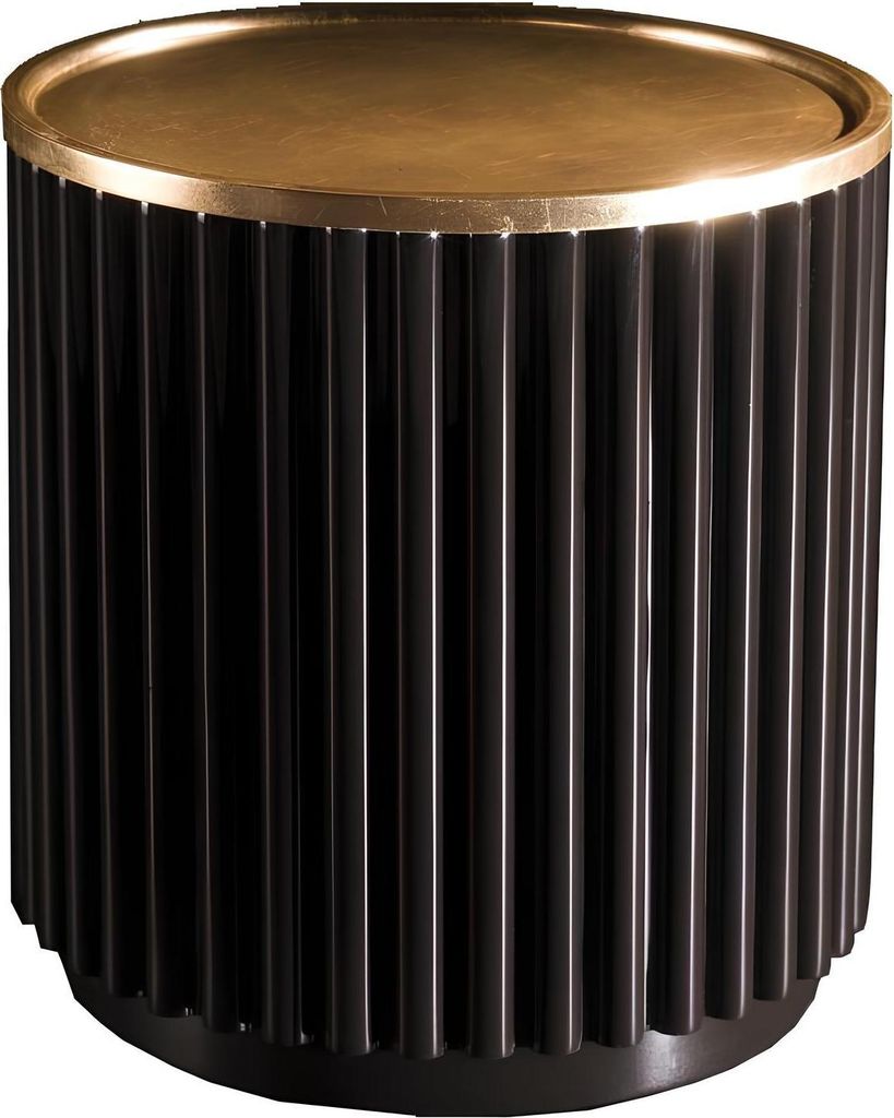 Couchtisch Beistelltisch Tisch Sofa Tische Edelstahl Rund Italienische Möbel Neu