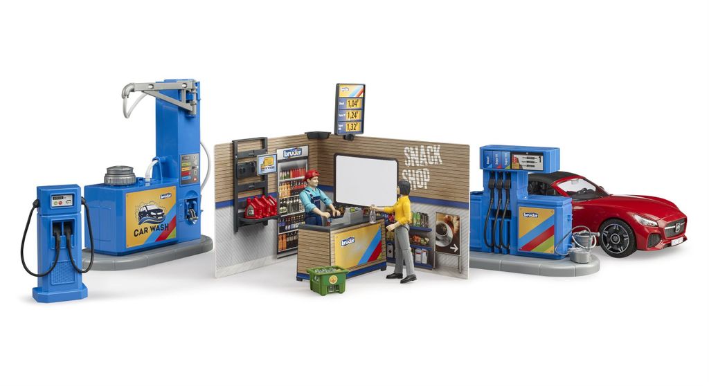 Bruder Tankstelle mit Waschplatz Produktbild 
