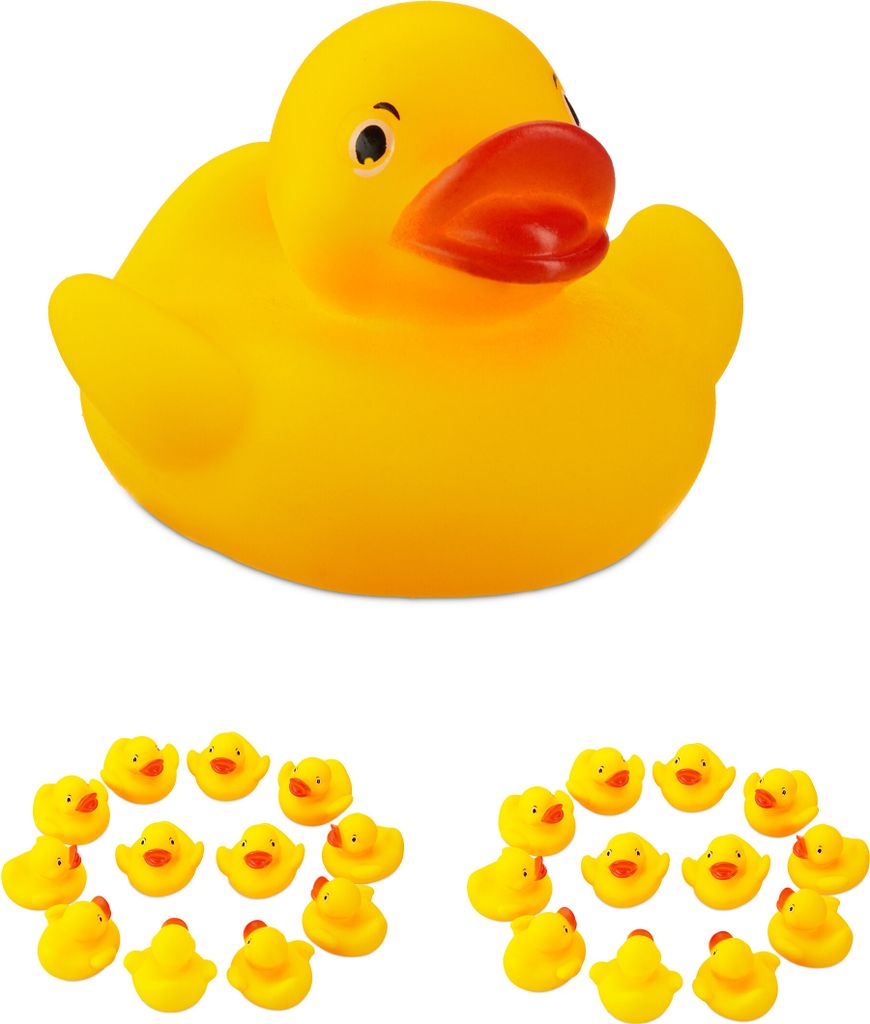 50 x Badeenten, Quietscheenten Kinder, Deko & Produktbild 