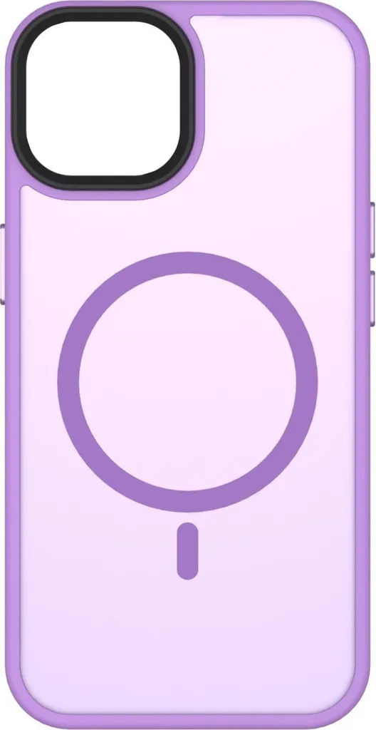 Coque de protection iPhone 14 violette compatible avec MagSafe
