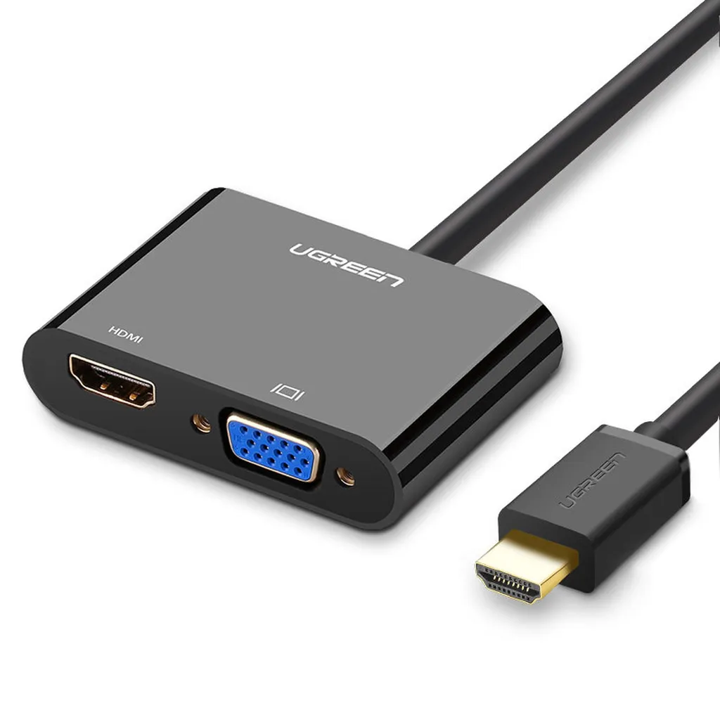 Adaptateur Mini HDMI Multiport 1080P HDMI VGA et Jack Audio Ugreen CM101