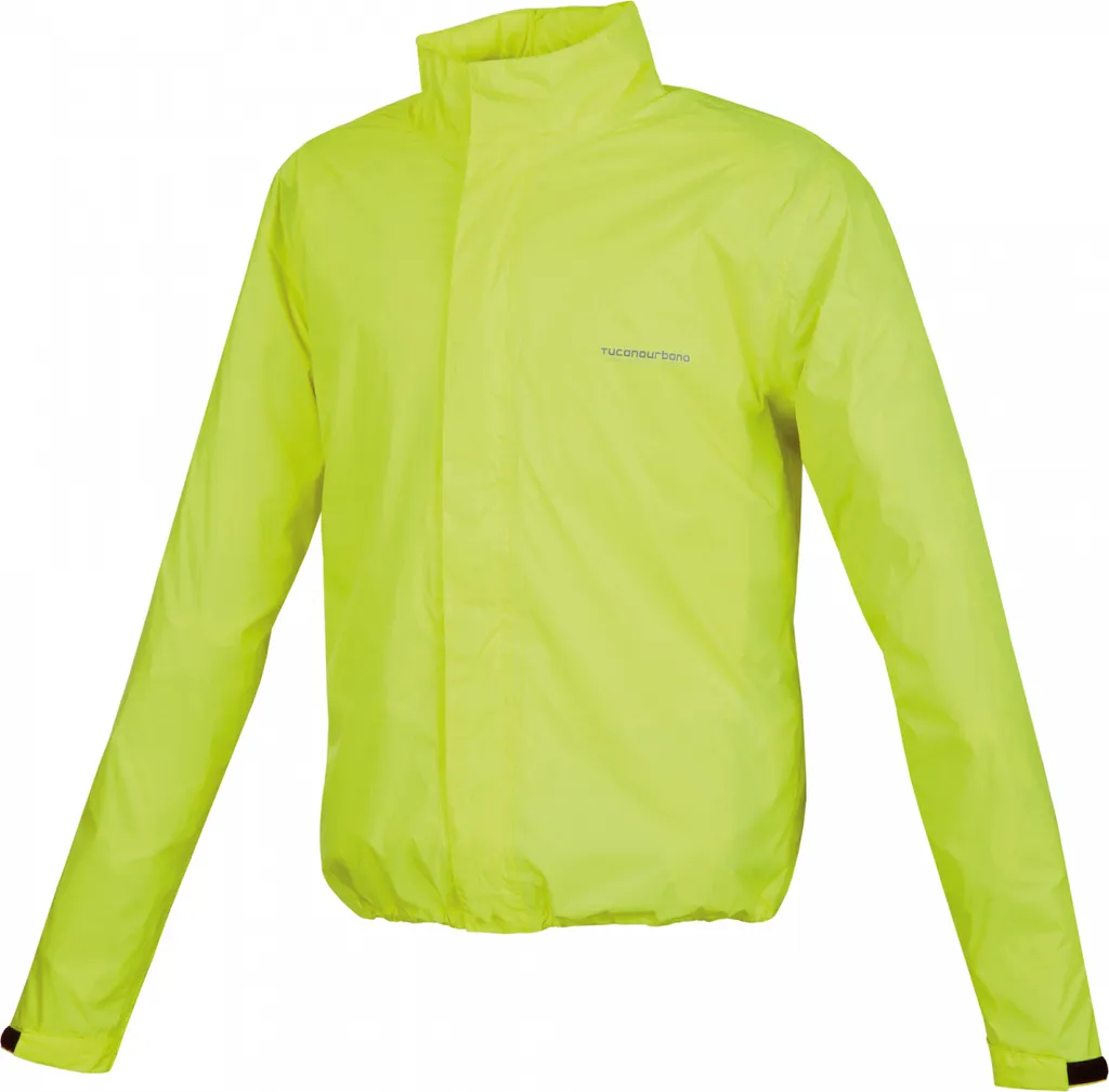 Veste de pluie Nano Plus Tucano Urbano Jaune Fluo compacte en taille 5XL