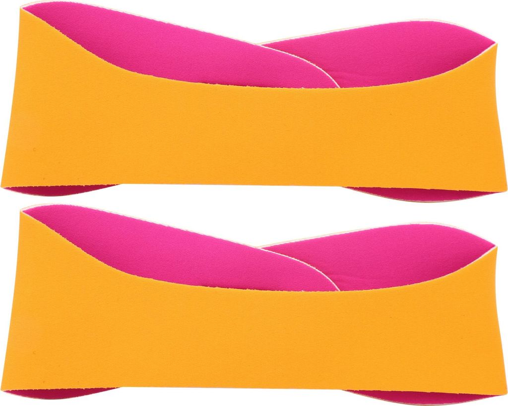 2 Stücke Kinder Schwimmen Wasserdicht Gehörschutz Stirnband Zubehör für Sport Yogaorange