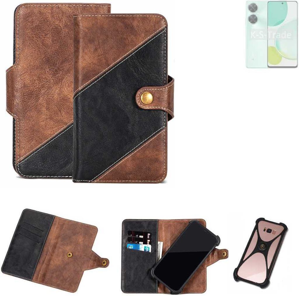 K-S-Trade Handyhülle Schutzhülle Bookstyle Case kompatibel mit Huawei Nova 11i Klapphülle Cover Hülle Schutztasche 1x