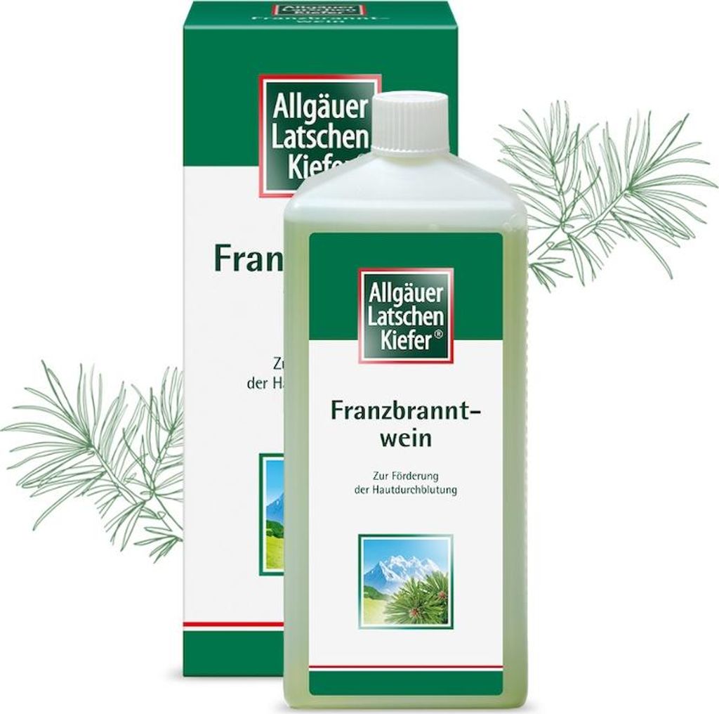Allgäuer Latschenkiefer Franzbranntwein, 1000 ml Lösung Produktbild 