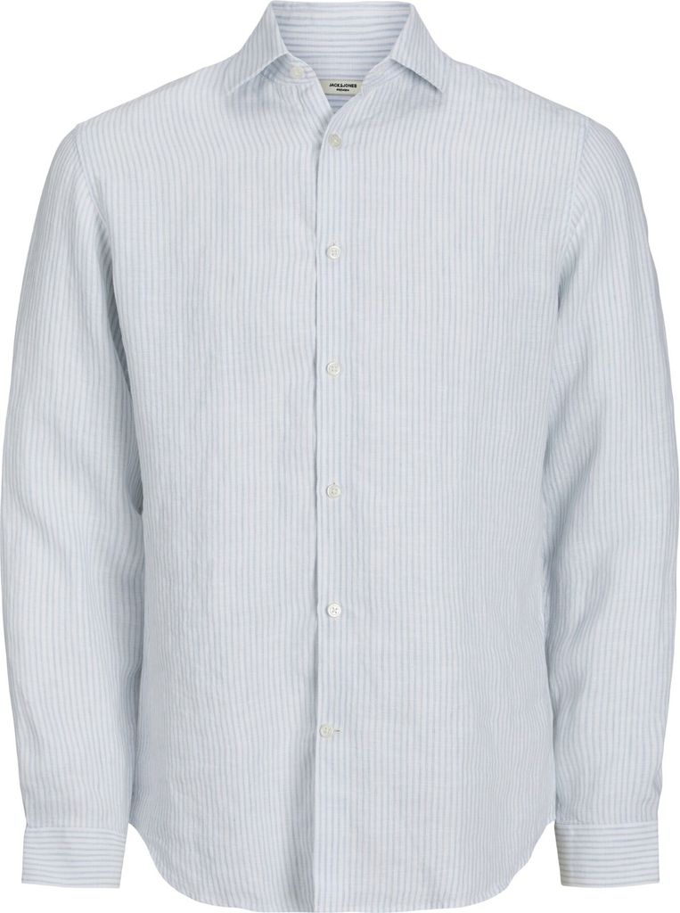 Jack & Jones Parker Linen Stripe Weiss - Große XXL
