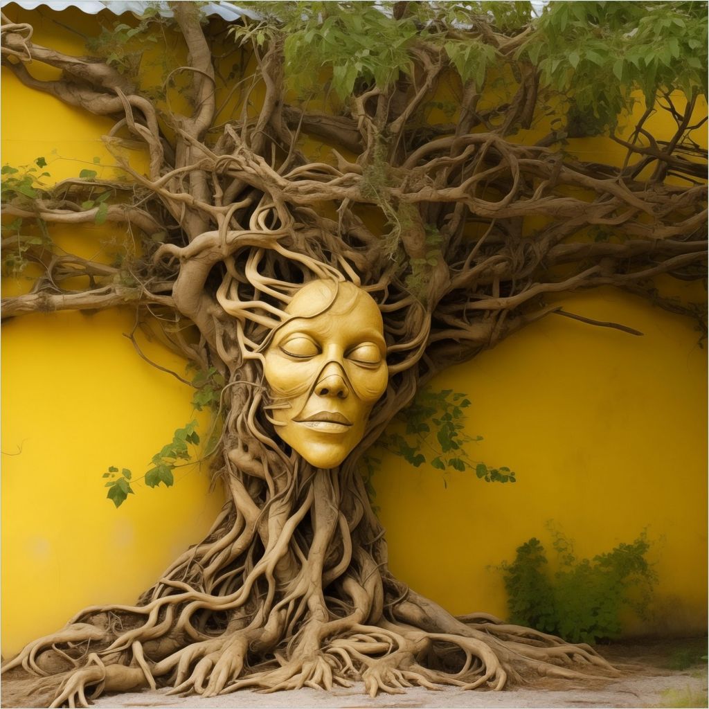 Wallario selbstklebende Möbelfolie/ Tischdecke für Innen und Außen, Größe: 60 x 60 cm - Mutter Natur