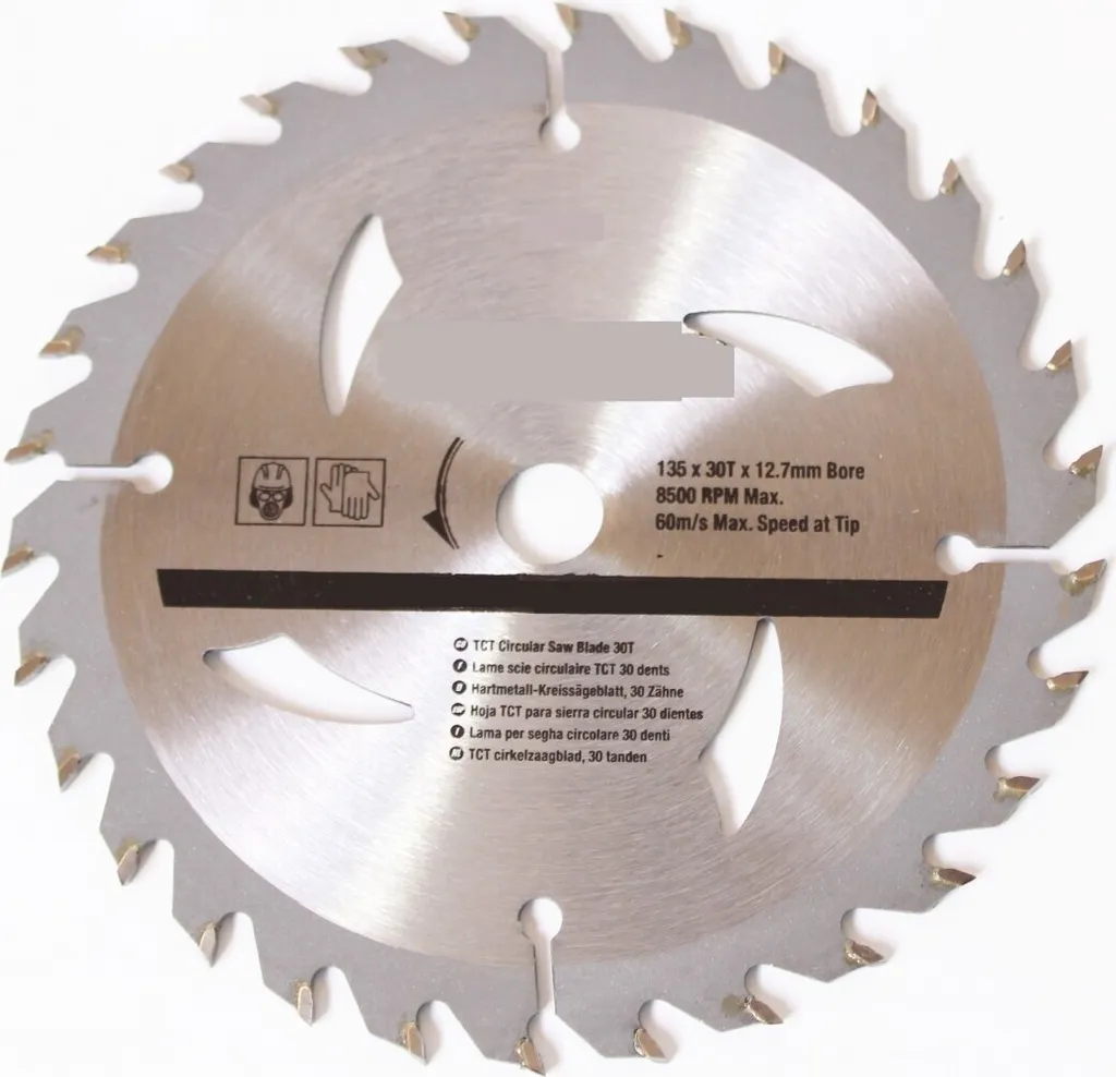 Set 3 Lame Circolari 135mm x 12.7mm HM | 30 Denti Alta Durata TCT