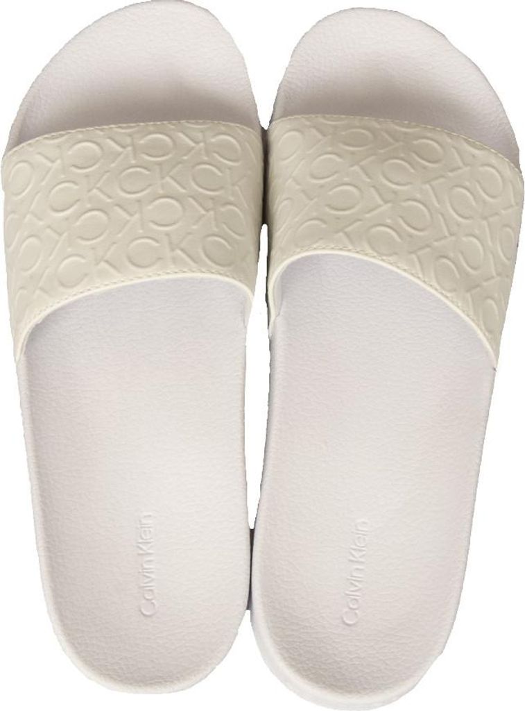 CK CALVIN KLEIN JEANS Herren-Slipper mit See- oder Poolband-Bademode-Artikel HM0HM000460 Pool-Slide High Freq, EUR 44 - UK 10 - USA 11 - CM 28, Pol...