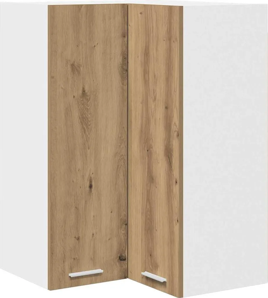 SYFAX Pensile 80cm Rovere Artigiano e Bianco Design Minimalista