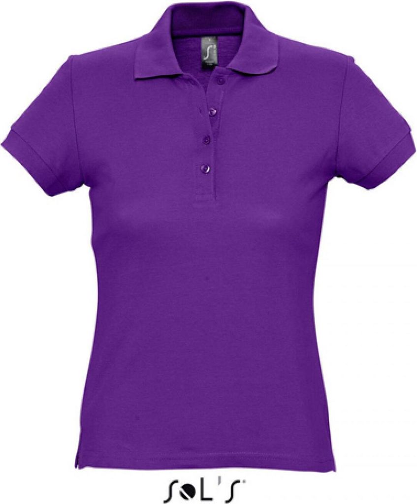 SOLs 11338 | Damen Poloshirt Passion - Farbe: Dark Purple - Größe: XL