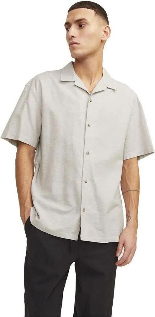 Jack & Jones Summer Resort Linen Kurzarmhemd Beige S Herren Beige S