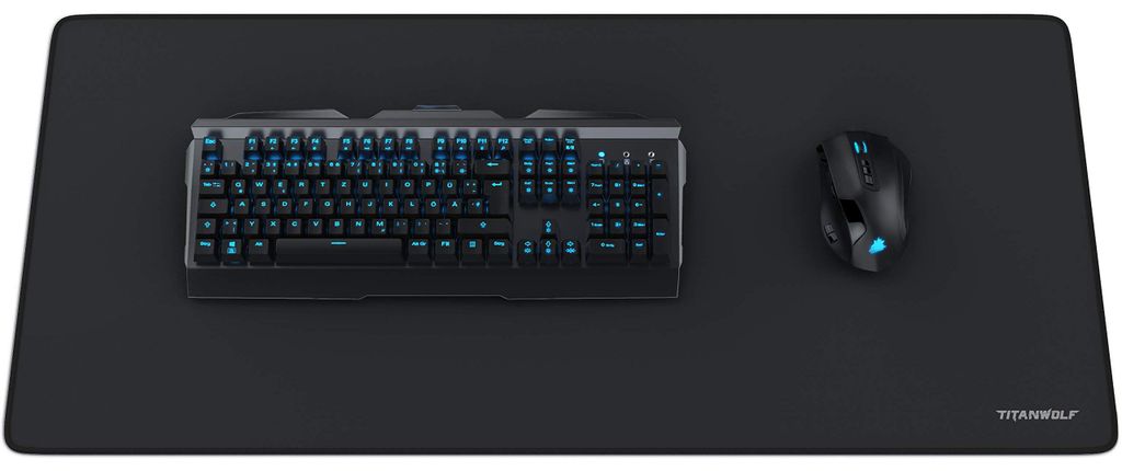 Titanwolf CSL XXL Mousepad Gaming Mauspad 900 x 400 mm Produktbild 
