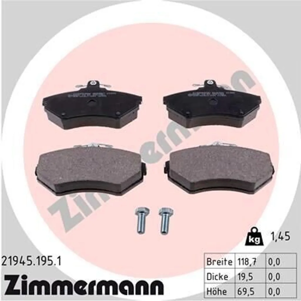 Plaquettes de frein anti-bruit pour Seat Ibiza et Cordoba 6K