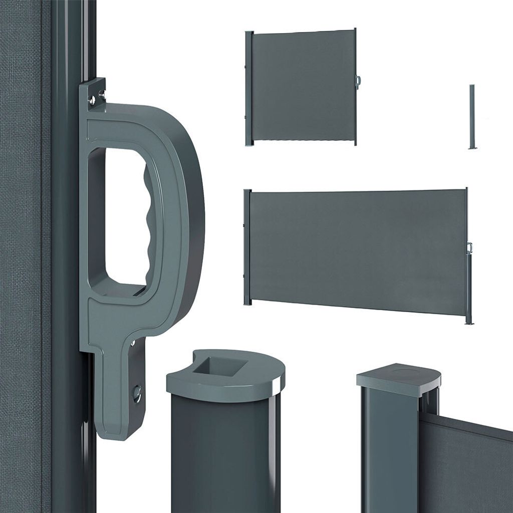OK-Living Seitenmarkise ALU, 350 x 160 cm, Anthrazit Produktbild 7