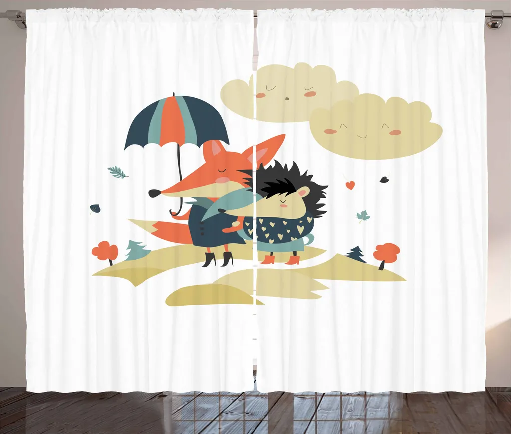 Tenda Bimbi e Camera ABAKUHAUS 280x175 cm - Autunno Rustico Volpi
