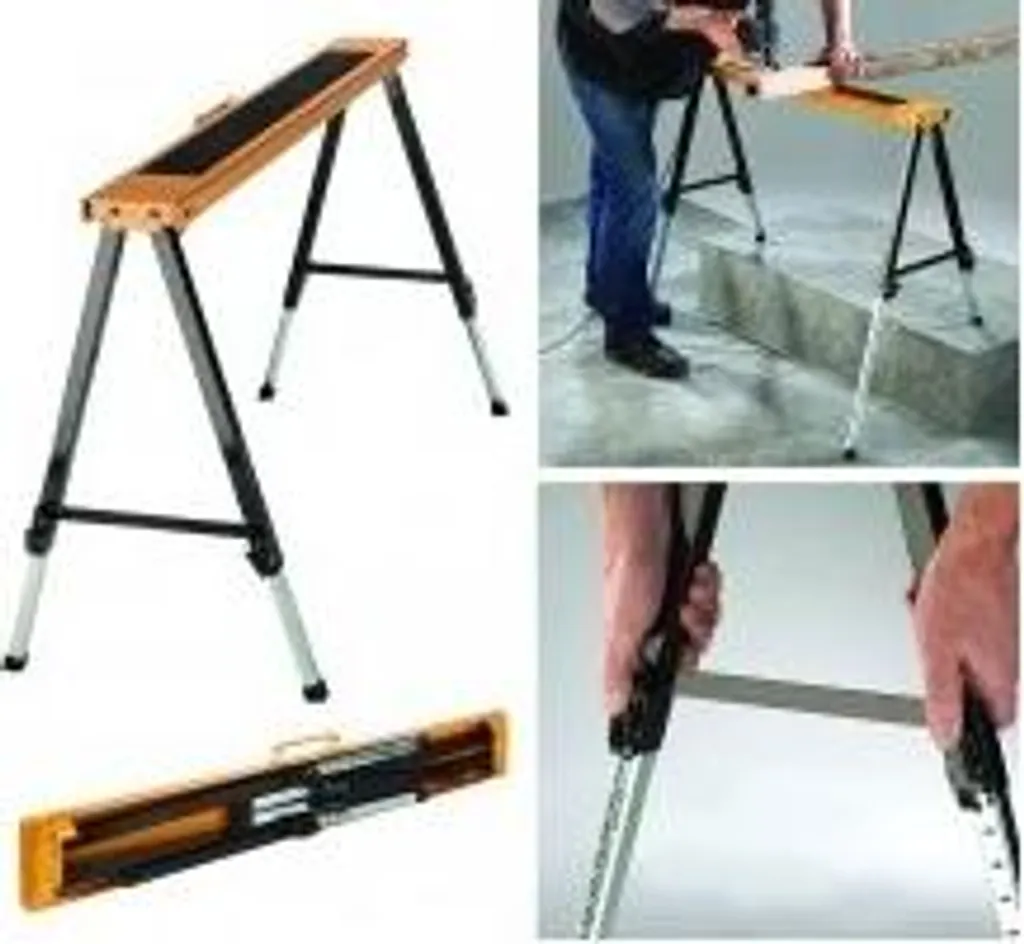 Support de sciage Batavia Telestop idéal pour établi de chantier mobile - 10