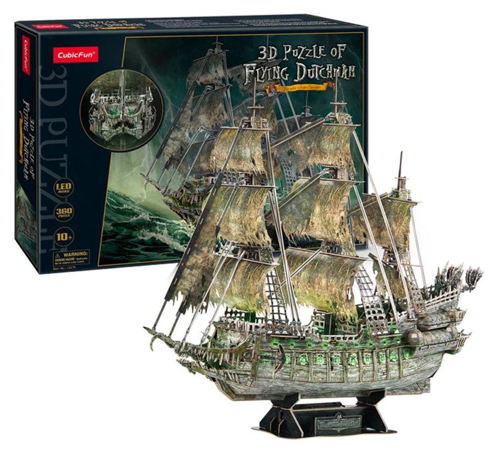 CUBICFUN Shining 3D puzzle Segelschiff Flying Dutchman 360 Produktbild 