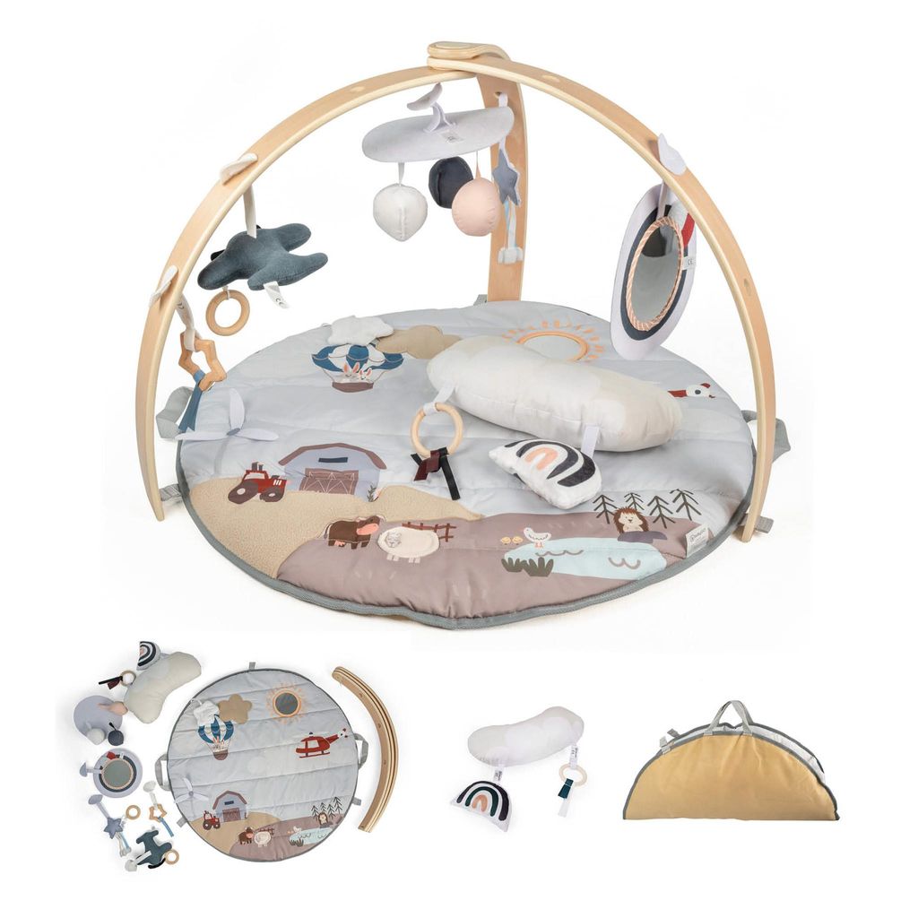 BabyGo Spielbogen Bianca, Sky inkl. Krabbeldecke Produktbild 