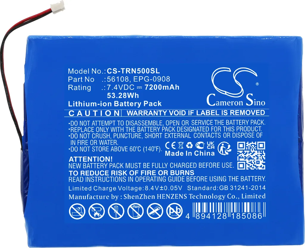 Batterie haute capacité 2600mAh pour Trimble 67668-20 et GPS Net R5 R9