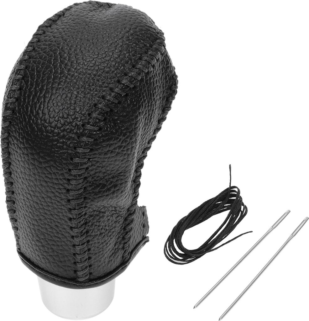 1 Stk. Schaltknaufabdeckung für Hyundai Tucson 2015-2018 Anti-Rutsch Kunstleder Schwarz Stick Schaltgriff Schutz