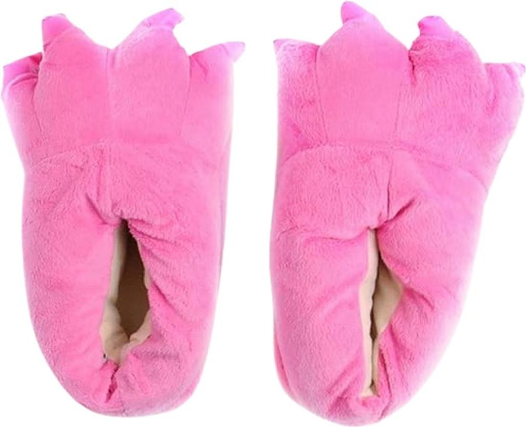 Pantofole con artiglio 3D a punto rosa per adulti EU 37-44 Immagine del prodotto 