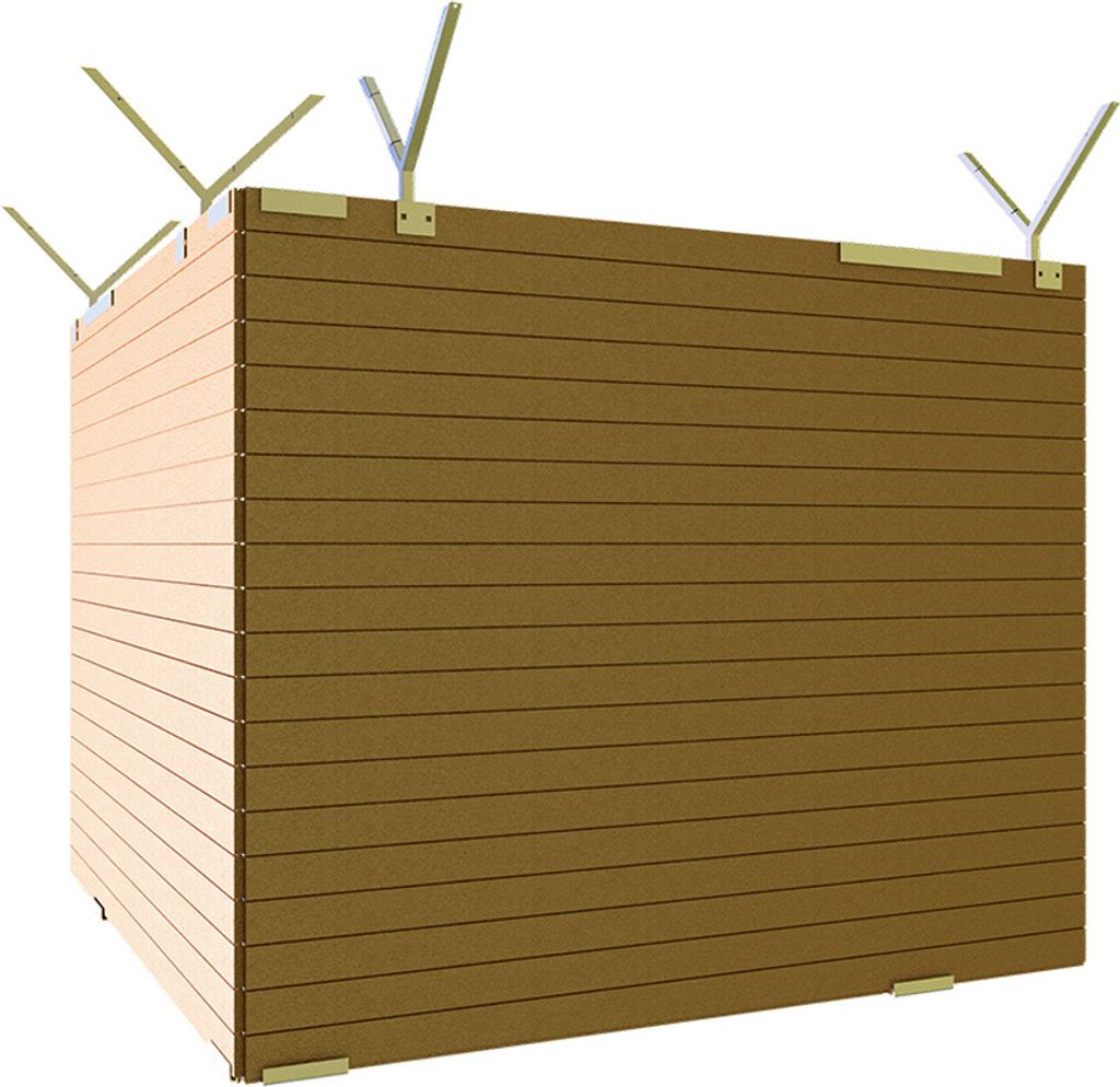 Schake Holz-Mobilzaun aus Massivholz 2,5x2,0m
