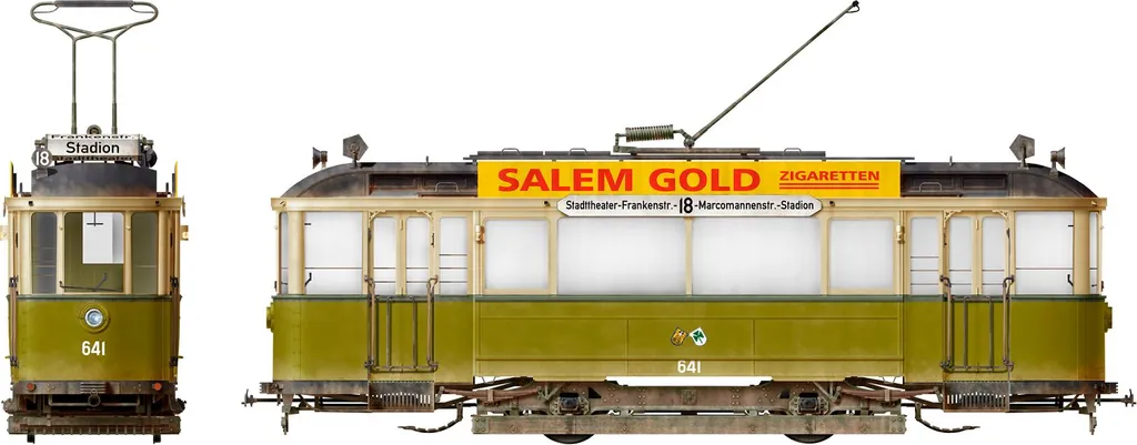 Tramway Miniature 1:35 Haute Précision MiniArt avec Base et Accessoires - 2
