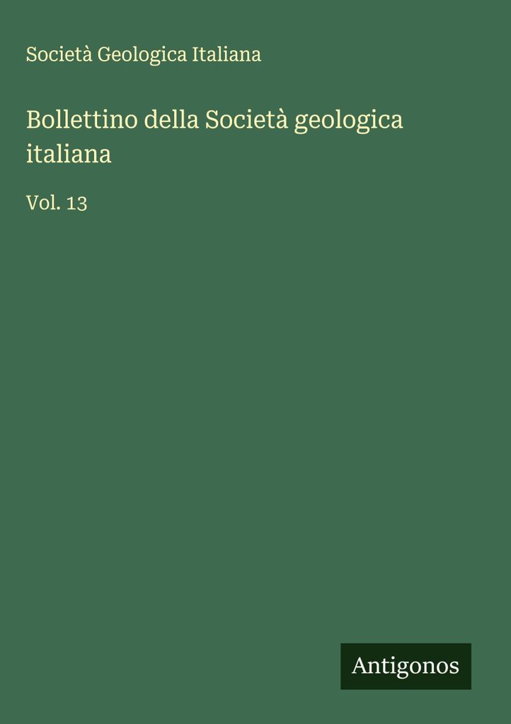 Bulletin der Italienischen Geologischen Gesellschaft