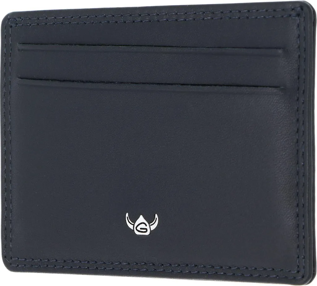 Golden Head Pelle portacarte Polo RFID Protect Kartenetui 4448 Marineblau blu scuro