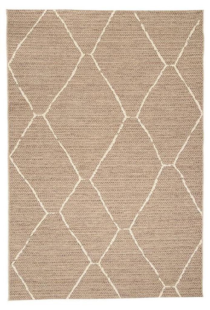 Volero - Tapis d'extérieur en jute - Fora Lines Naturel | Image du produit 