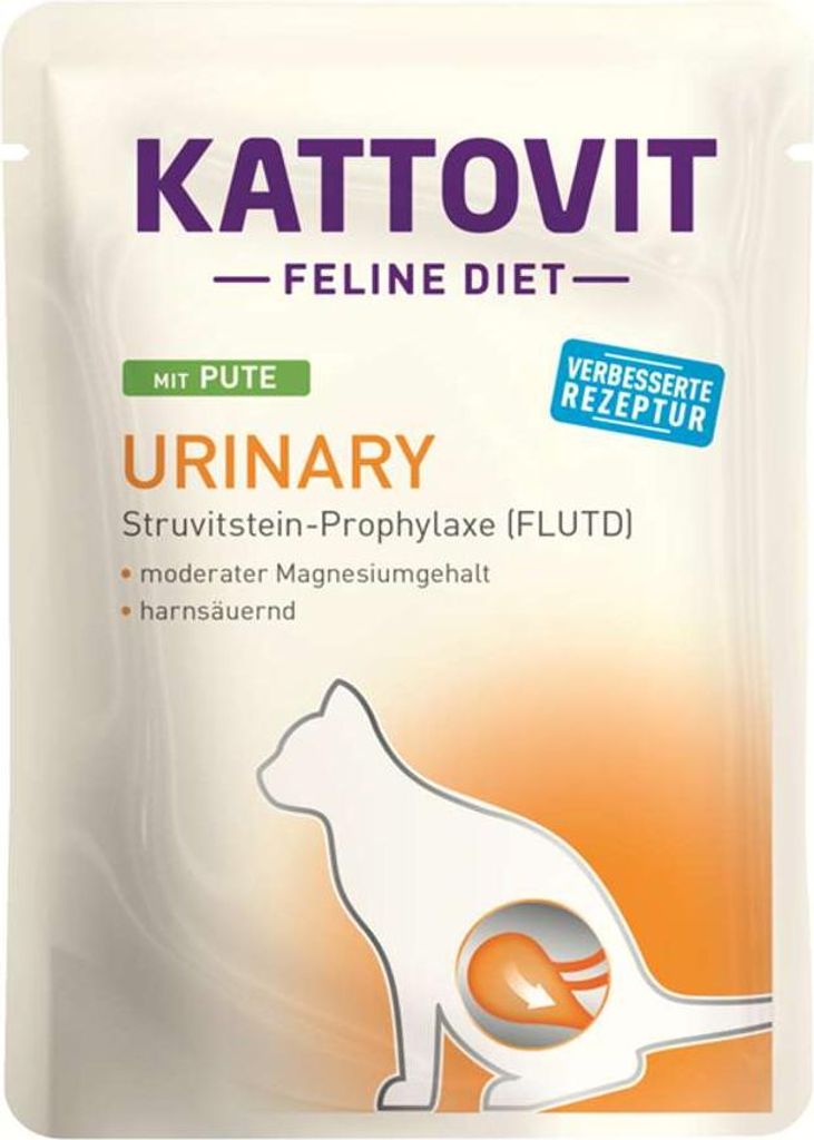 Kattovit - Feline Diet Pouchbeutel Urinary 24x85g | Pute