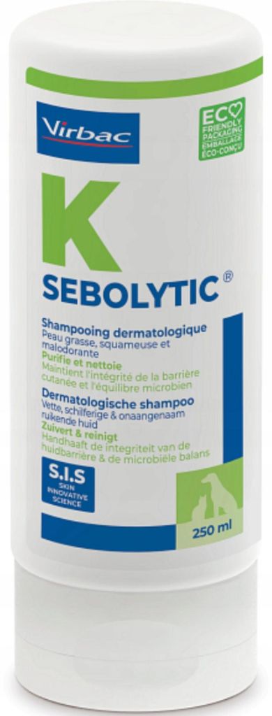 VIRBAC SEBOLYTIC SIS SZAMPON   dla psa i kota 250ML Zdjęcie produktu 