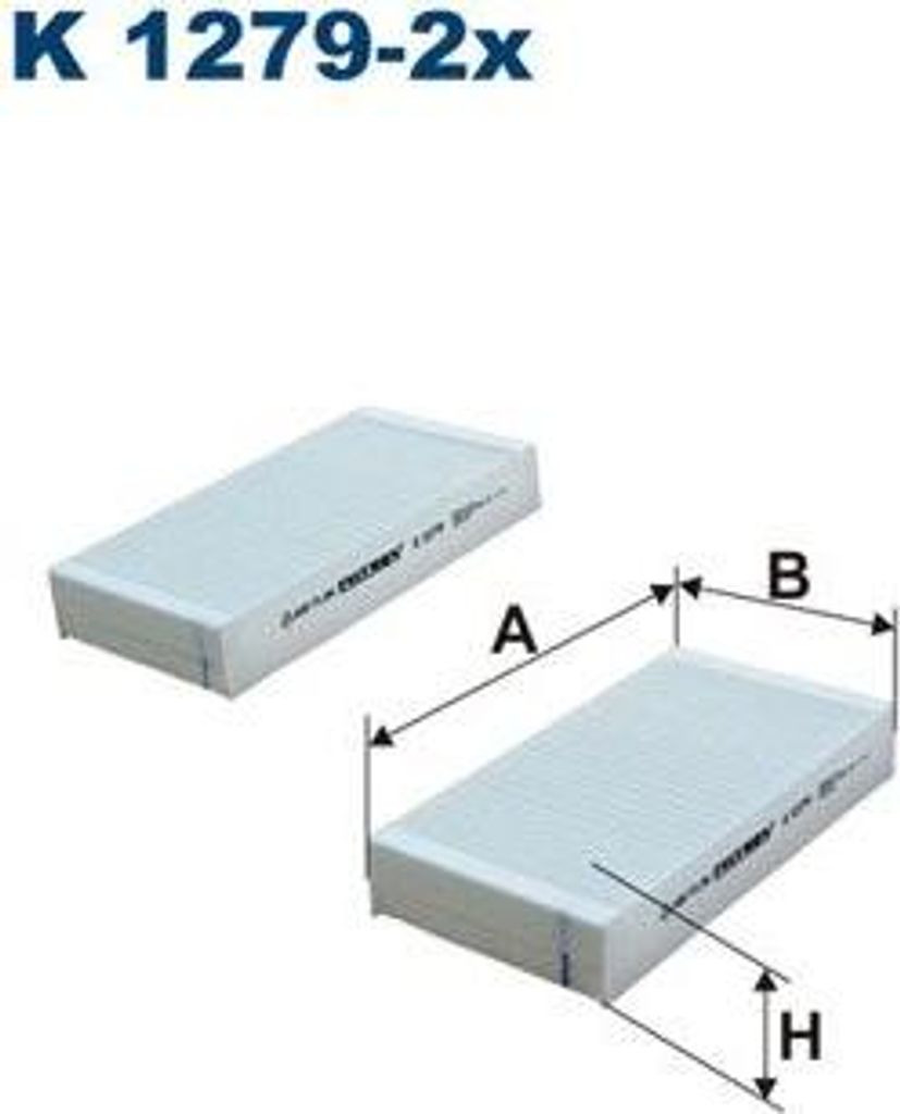 FILTRON K 1279-2x Innenraumluftfilter OE 08R79S50600 kompatibel mit Logo, HR-V