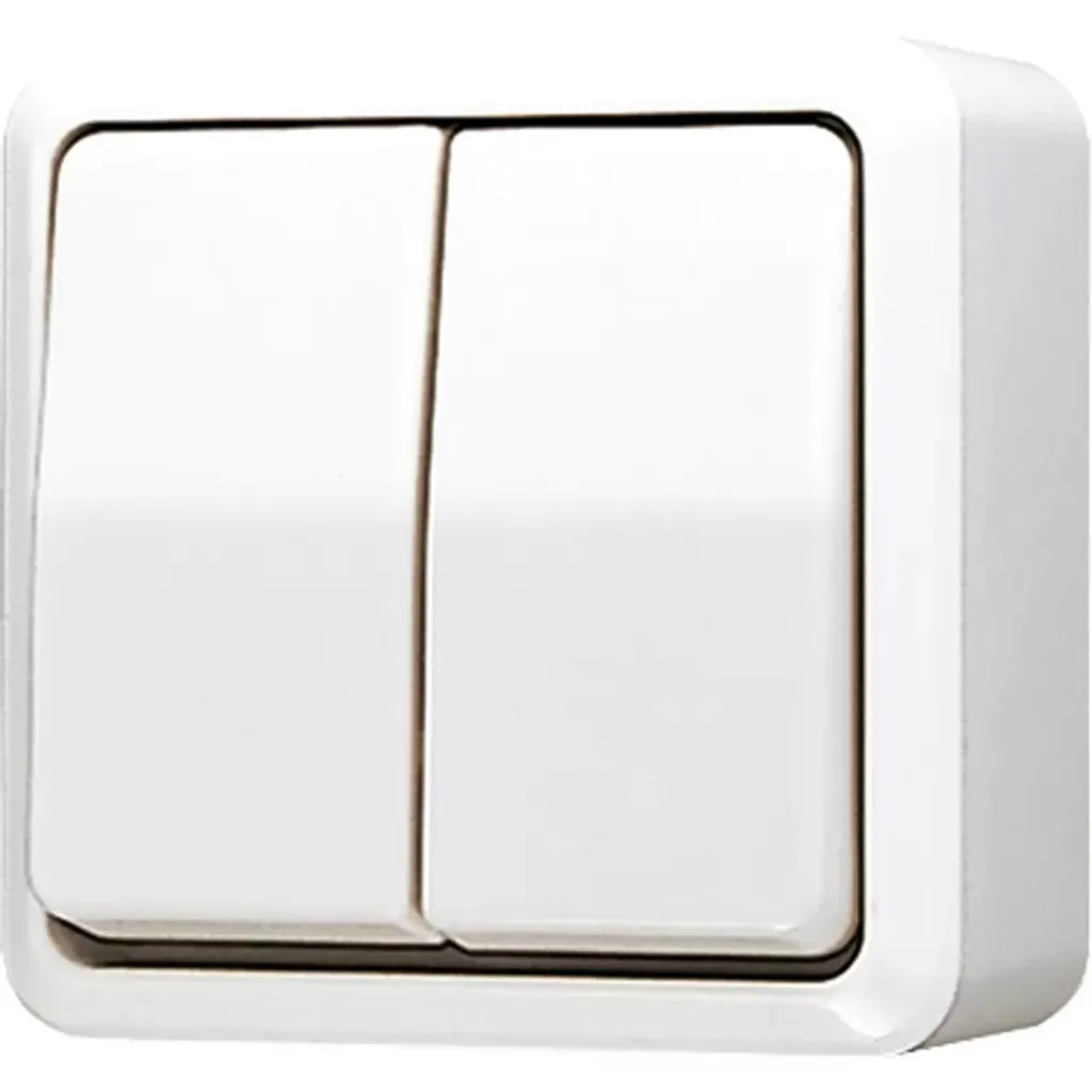 Jung 605 A WW Interrupteur 1 Pôle Blanc Alpin 605AWW pour Installation