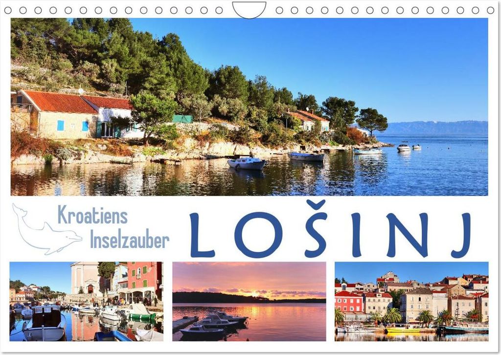Kroatiens Inselzauber, Losinj (Wandkalender 2026 DIN A4 quer), CALVENDO Monatskalender
