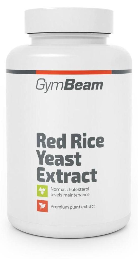 GymBeam - Roter Reishefeextrakt, 90 Kapseln