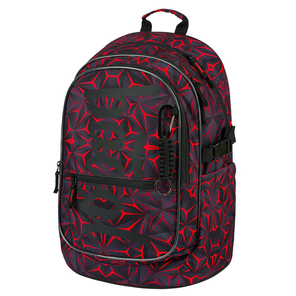 BAAGL Schulrucksack Core Red Polygon Produktbild 2
