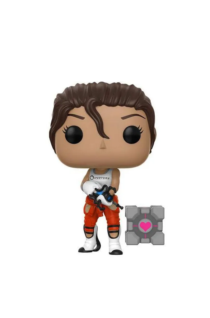 Funko Pop Chell Portal 2 n°243 Figurine 9cm avec Portal Gun Détaillé