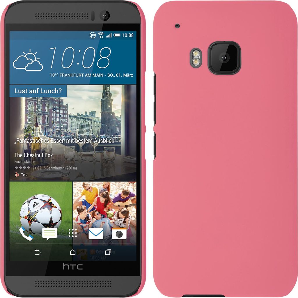 PhoneNatic Case kompatibel mit HTC One M9 - Hülle rosa Produktbild 