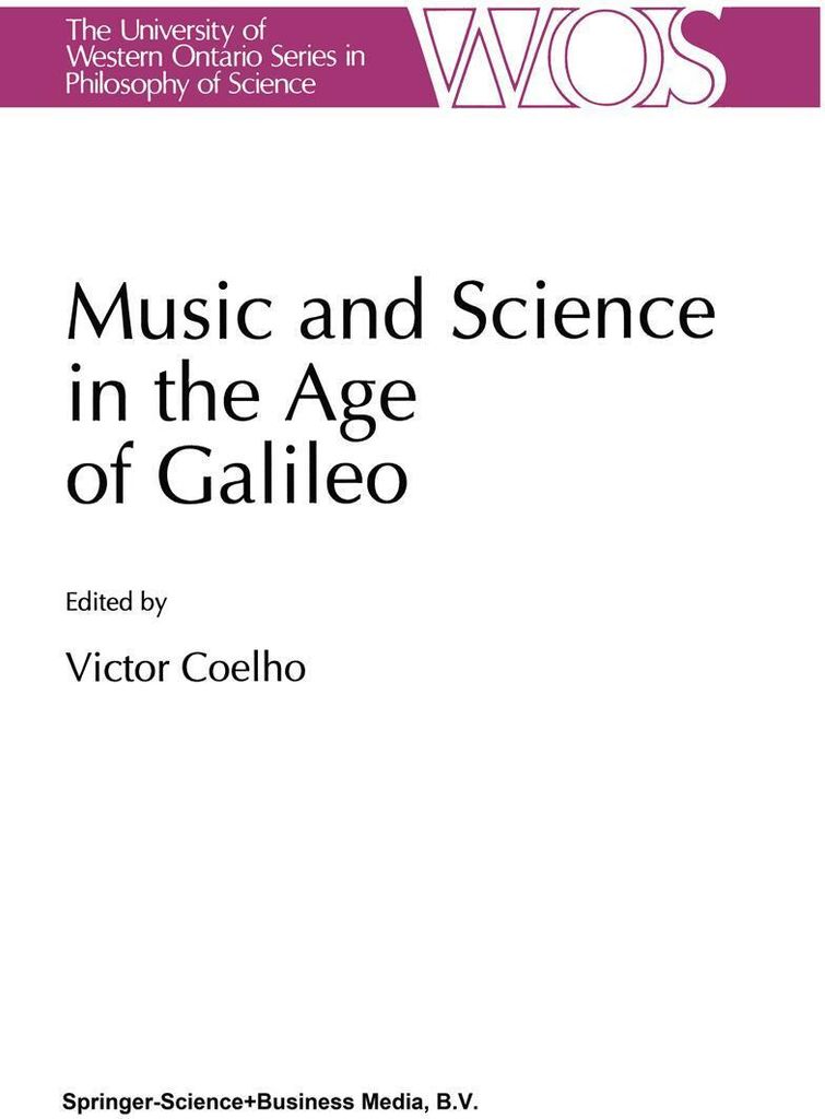 Music and Science in the Age of Galileo