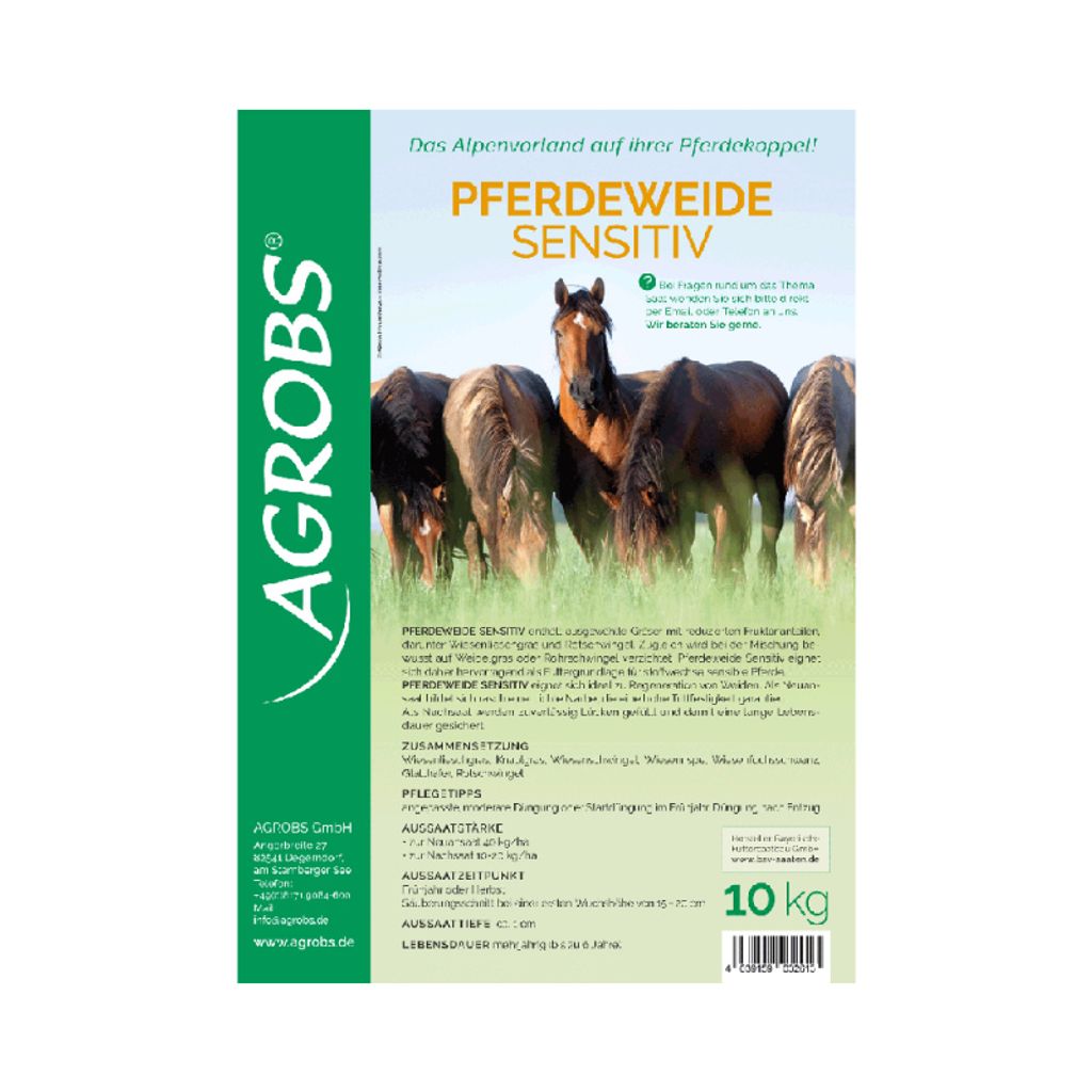 Agrobs Futter Saatgut - Agrobs Pferdeweide Sensitiv 10 kg, 10 kg