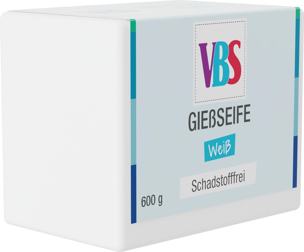 VBS Gießseife weiß für kreative Seifenherstellung Produktbild 