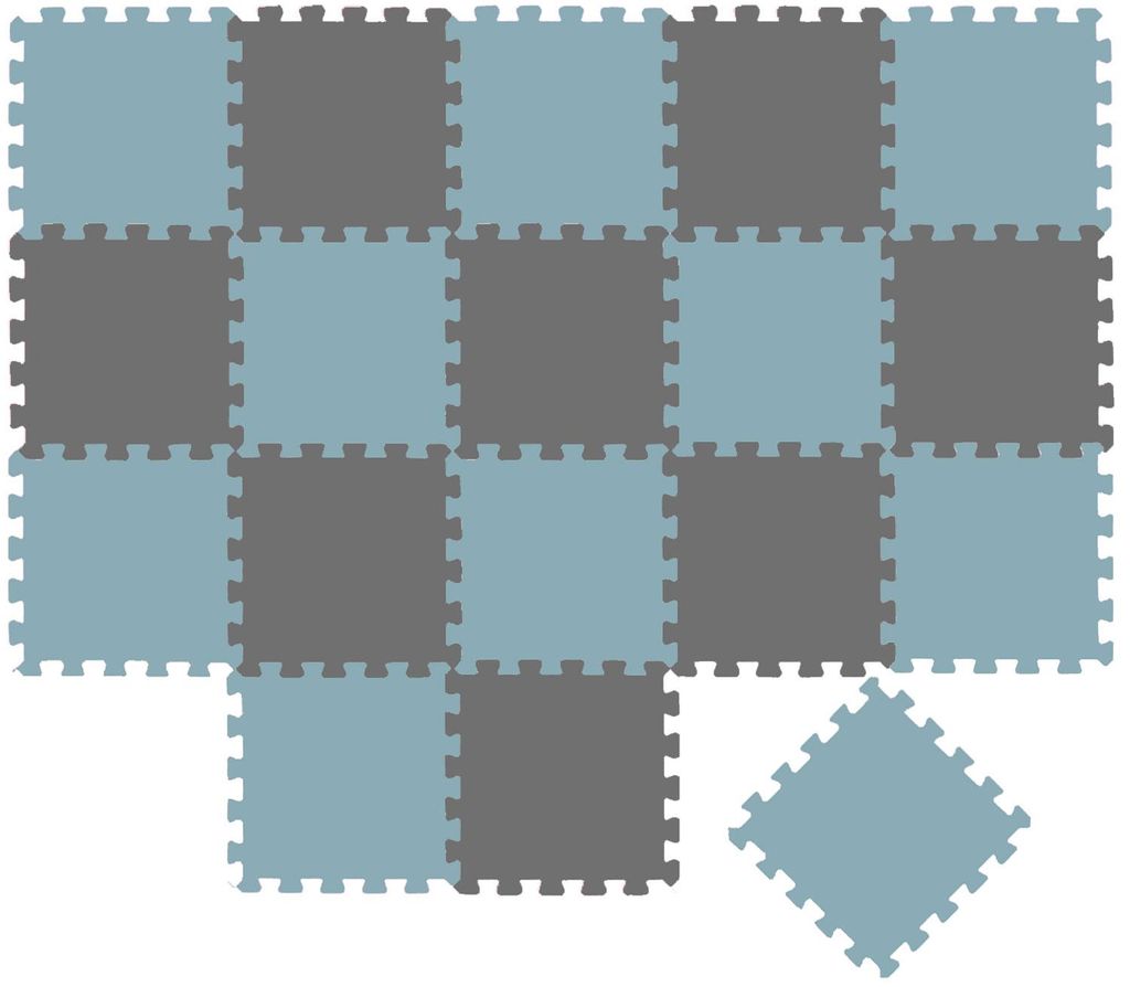 18 Teile Spielmatte Baby Puzzlematte - 30x30 Krabbelmatte Produktbild 