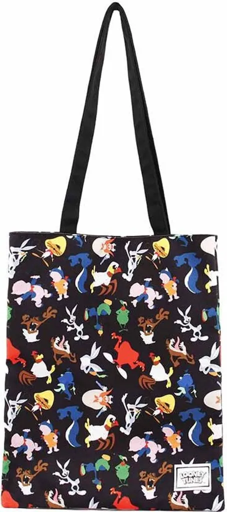 Karactermania Looney Tunes Gangs Tote Bag Nero - Shopper Resistente