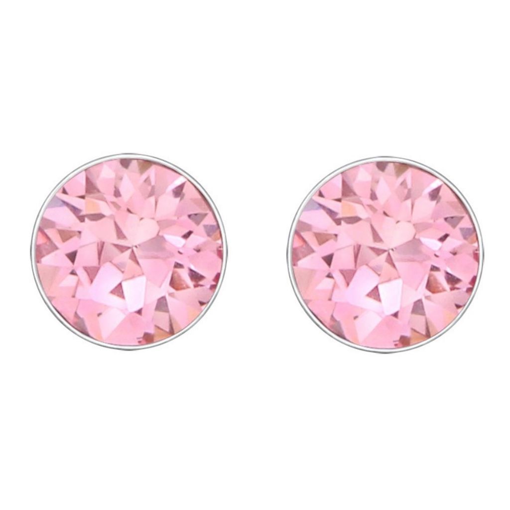 Bungsa Ohrstecker .925 Silber Mit Kristall - 3mm LA CRYSTALE