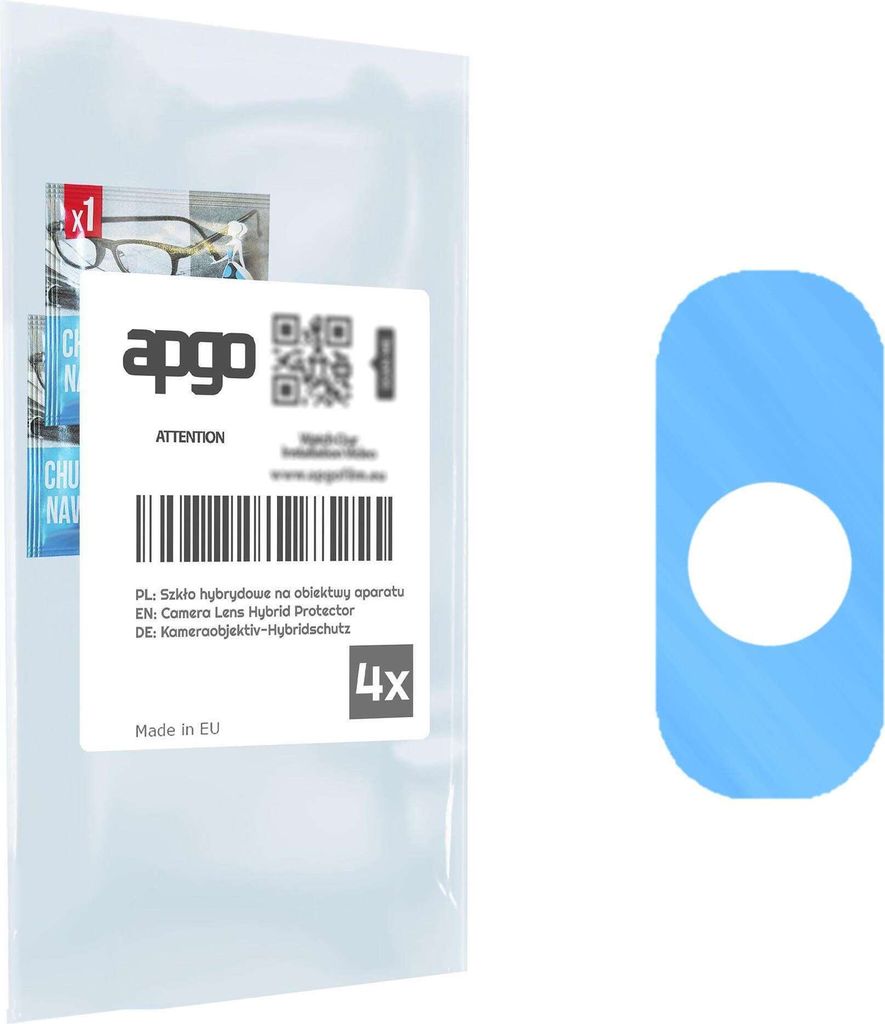 apgo 4 Stück Hybrid Kameraschutz, Kamera-Schutzglas kompatibel mit Lenovo Tab P11 Pro 2nd Gen, Linsenschutz, 9H Härte, Schutz für Kameraobjektiv...