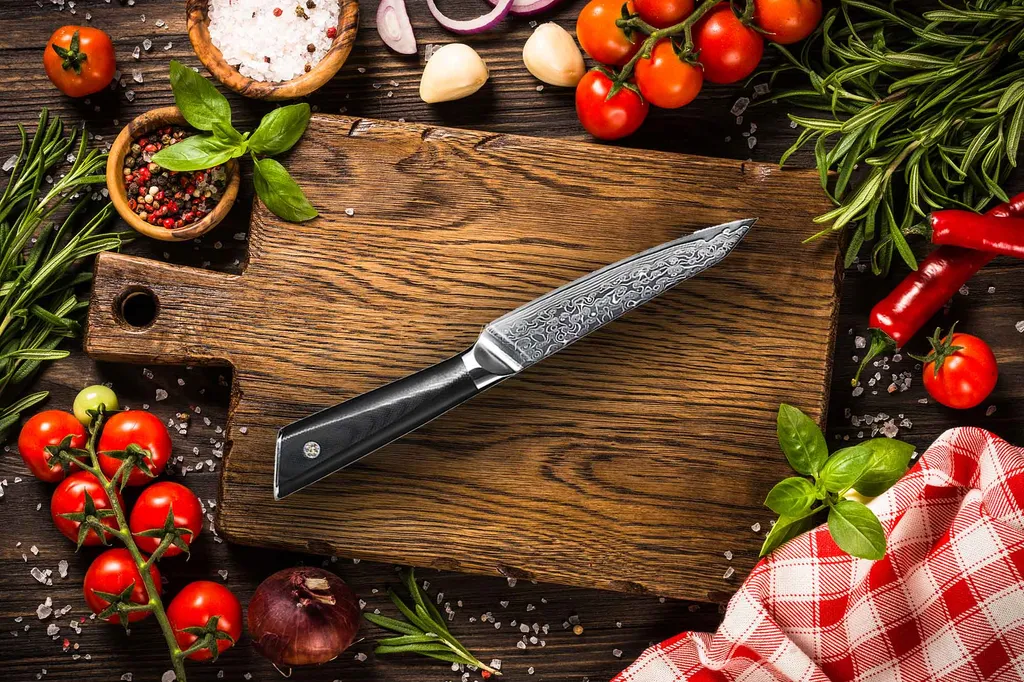 L'Arte del Taglio: Coltello Damasco 13cm da Frutta e Pomodoro