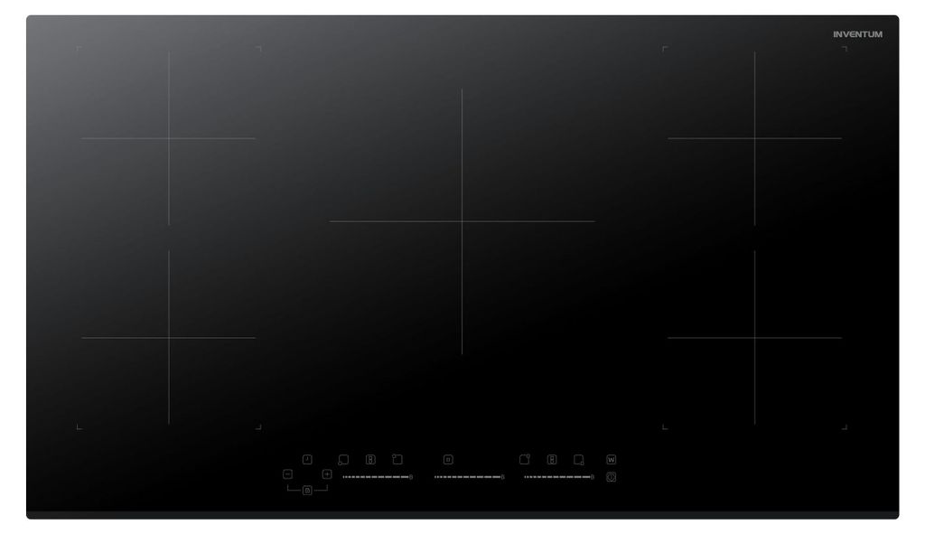Inventum IKI9035, Schwarz, Integriert, 90 cm, Produktbild 